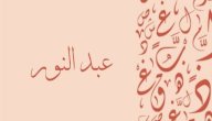 معنى اسم عبد النور صورة مقال معنى اسم عبد النور