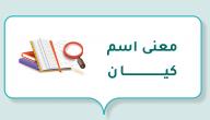 صورة مقال معنى اسم كيان