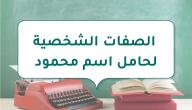 صورة مقال الصفات الشخصية لحامل اسم محمود