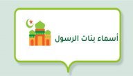 أسماء بنات الرسول صورة مقال أسماء بنات الرسول