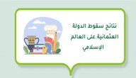 نتائج سقوط الدولة العثمانية على العالم الإسلامي صورة مقال نتائج سقوط الدولة العثمانية على العالم الإسلامي