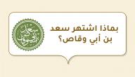 بماذا اشتهر سعد بن أبي وقاص؟ صورة مقال بماذا اشتهر سعد بن أبي وقاص؟
