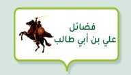فضائل علي بن أبي طالب صورة مقال فضائل علي بن أبي طالب