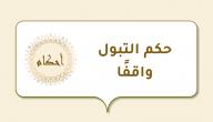 حكم التبول واقفًا صورة مقال حكم التبول واقفًا