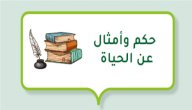حكم وأمثال عن الحياة صورة مقال حكم وأمثال عن الحياة