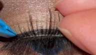 طريقة تركيب الرموش صورة مقال طريقة تركيب الرموش