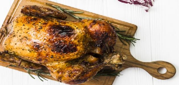 اسهل طريقة لعمل  فراخ مشوية بالفرن مع أحلي اكلة 