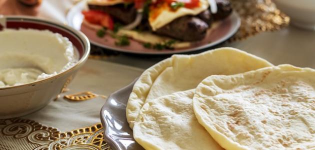طريقة صنع خبز الصاج طريقة صنع خبز الصاج