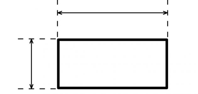 ما هو قانون المستطيل - موضوع